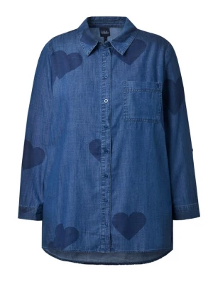 Foto van product Ulla Popken Blouse blauw / enziaan