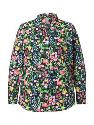 Foto van product Ulla Popken Blouse blauw / geel / grasgroen / rosa