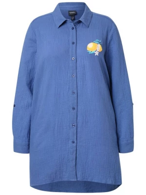 Foto van product Ulla Popken Blouse blauw / geel / wit