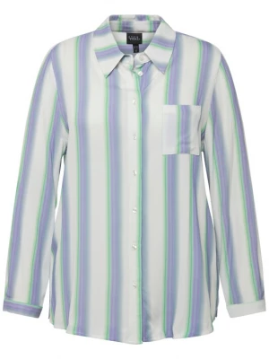 Foto van product Ulla Popken Blouse blauw / groen / wit