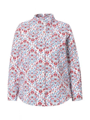 Foto van product Ulla Popken Blouse blauw / rood / wit