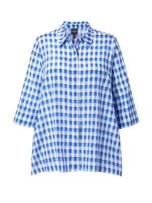 Foto van product Ulla Popken Blouse blauw / wit