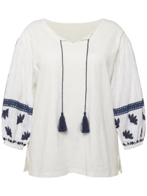 Foto van product Ulla Popken Blouse blauw / wit