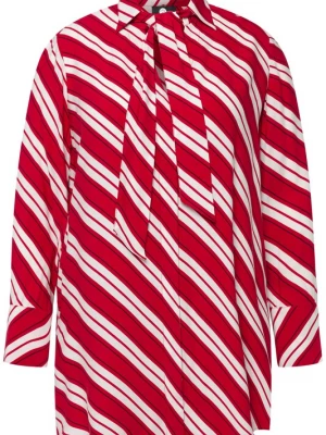 Foto van product Ulla Popken Blouse bloedrood / wit