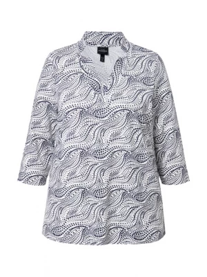 Foto van product Ulla Popken Blouse donkerblauw / wit