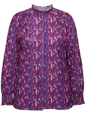 Foto van product Ulla Popken Blouse donkerlila / gemengde kleuren