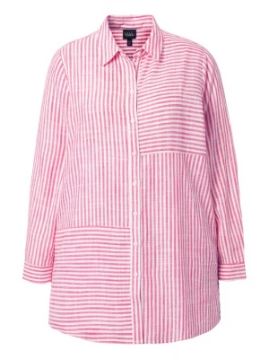 Foto van product Ulla Popken Blouse fuchsia / wit