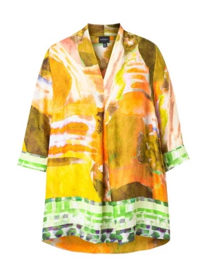 Foto van product Ulla Popken Blouse geel / gemengde kleuren / lichtoranje
