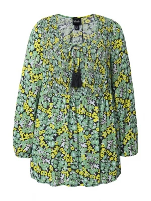 Foto van product Ulla Popken Blouse geel / groen