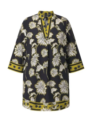 Foto van product Ulla Popken Blouse geel / groen / wit