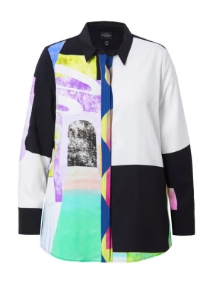 Foto van product Ulla Popken Blouse gemengde kleuren / wit
