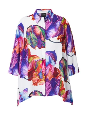Foto van product Ulla Popken Blouse gemengde kleuren / wit