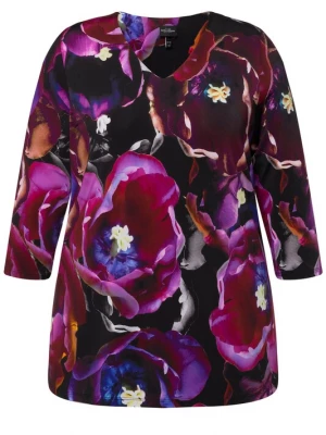 Foto van product Ulla Popken Blouse gemengde kleuren / zwart