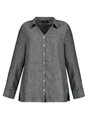 Foto van product Ulla Popken Blouse grijs gemêleerd / zwart