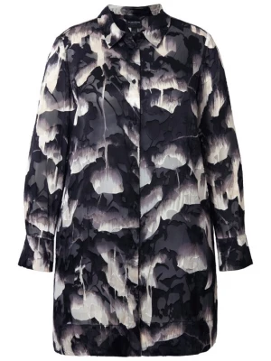 Foto van product Ulla Popken Blouse grijs / lichtgrijs / zwart