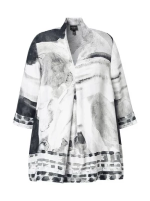 Foto van product Ulla Popken Blouse grijs / zwart / wit