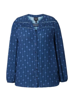Foto van product Ulla Popken Blouse hemelsblauw / donkerblauw