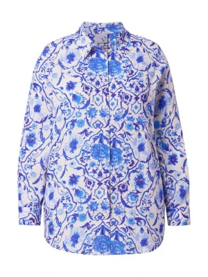 Foto van product Ulla Popken Blouse lichtblauw / offwhite