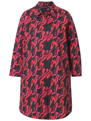 Foto van product Ulla Popken Blouse lichtgeel / magenta / rood / zwart
