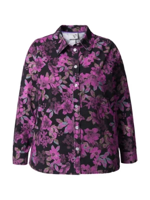 Foto van product Ulla Popken Blouse lila / donkerroze / zwart