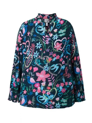 Foto van product Ulla Popken Blouse marine / lichtroze
