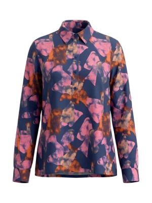 Foto van product Ulla Popken Blouse marine / oranje / oudroze