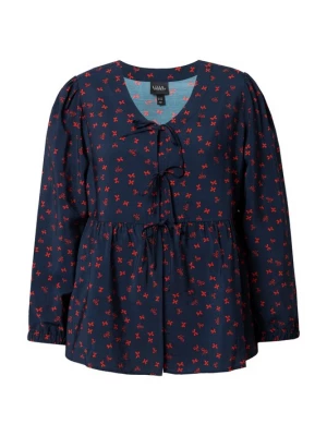 Foto van product Ulla Popken Blouse marine / rood