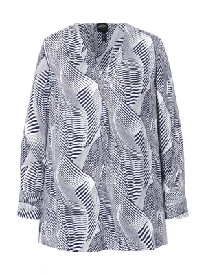 Foto van product Ulla Popken Blouse marine / wit