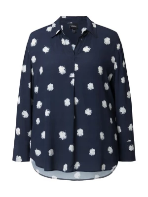Foto van product Ulla Popken Blouse marine / wit