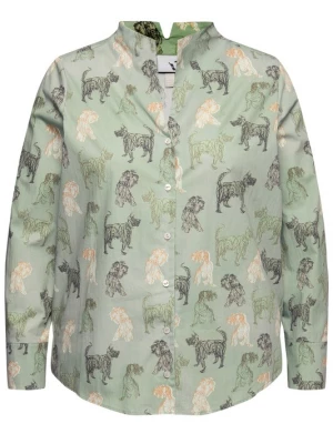 Foto van product Ulla Popken Blouse olijfgroen / gemengde kleuren