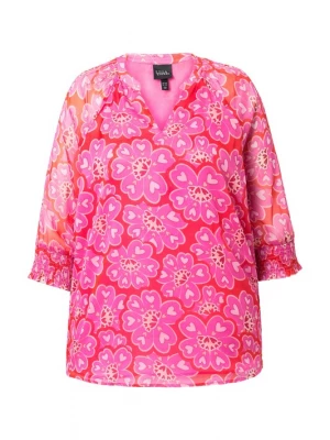 Foto van product Ulla Popken Blouse pitaja roze / magenta / pastelroze