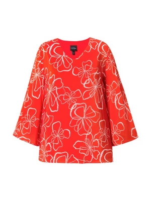 Foto van product Ulla Popken Blouse rood / wit