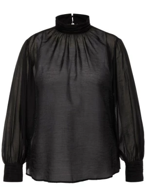 Foto van product Ulla Popken Blouse zwart / transparant