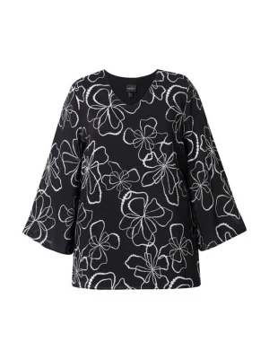 Foto van product Ulla Popken Blouse zwart / wit