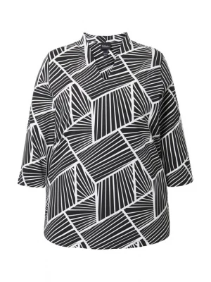 Foto van product Ulla Popken Blouse zwart / wit