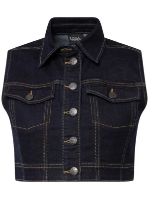 Foto van product Ulla Popken Bodywarmer blauw denim