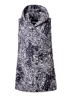 Foto van product Ulla Popken Bodywarmer zwart / wit