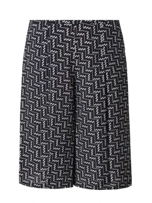 Foto van product Ulla Popken Broek zwart / wit