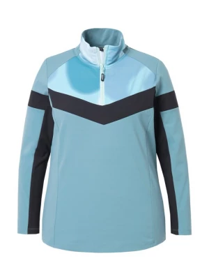 Foto van product Ulla Popken Functioneel shirt azuur / zwart / wit