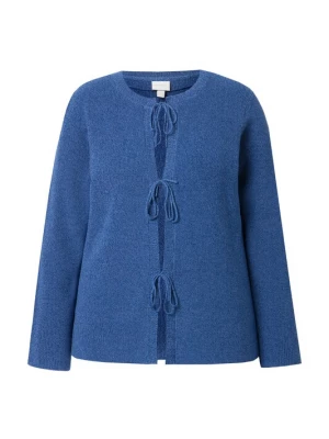 Foto van product Ulla Popken Gebreid vest blauw denim
