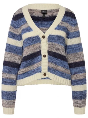 Foto van product Ulla Popken Gebreid vest crème / beige gemêleerd / marine / duifblauw
