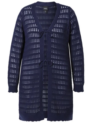 Foto van product Ulla Popken Gebreid vest donkerblauw