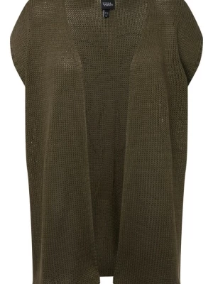 Foto van product Ulla Popken Gebreid vest donkerbruin