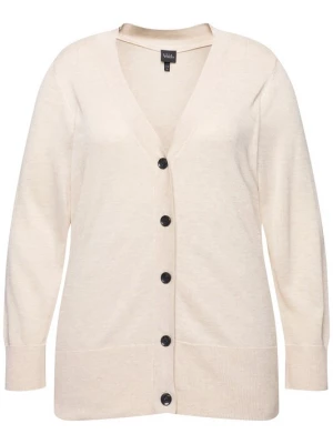 Foto van product Ulla Popken Gebreid vest ecru