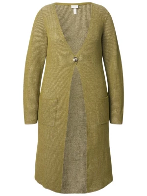 Foto van product Ulla Popken Gebreid vest geel