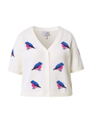 Foto van product Ulla Popken Gebreid vest gemengde kleuren / offwhite