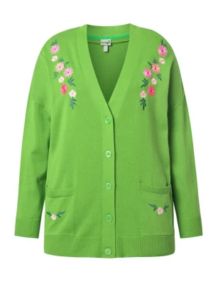 Foto van product Ulla Popken Gebreid vest grasgroen