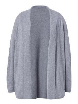 Foto van product Ulla Popken Gebreid vest grijs gemêleerd