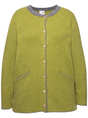 Foto van product Ulla Popken Gebreid vest grijs / riet