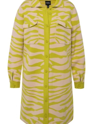 Foto van product Ulla Popken Gebreid vest groen / pink